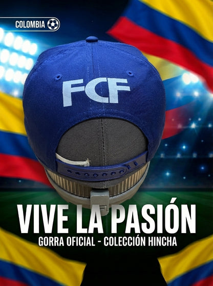 Colombia National Team Cap - Blue Snapback with Embroidered Crest