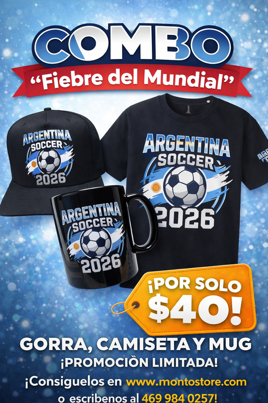 🔥⚽ COMBO “FIEBRE DEL MUNDIAL 2026” ⚽🔥