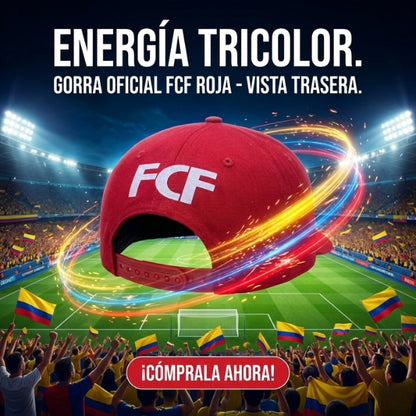FCF Red Edition Cap - Embroidered Colombian National Team Crest
