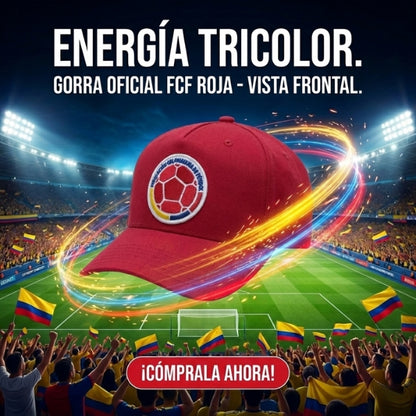 FCF Red Edition Cap - Embroidered Colombian National Team Crest