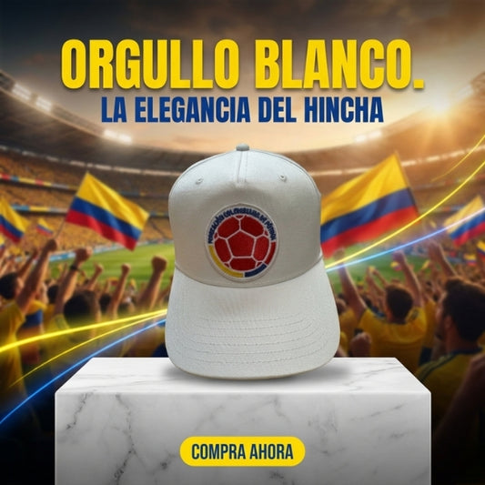 Colombia FCF Premium National Team Cap - Shipping to USA