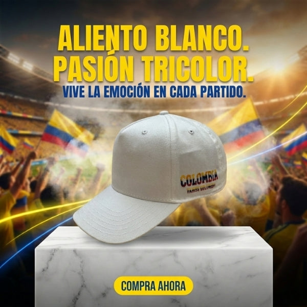 Colombia FCF Premium National Team Cap - Shipping to USA
