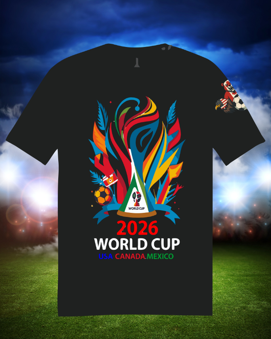 Camiseta Mundial 2026 Canada USA Mexico | World Cup Fan Shirt | Calidad DTF Premium