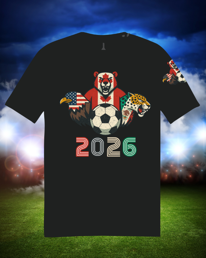 Camiseta Mundial 2026 Canada USA Mexico | World Cup Fan Shirt | Calidad DTF Premium