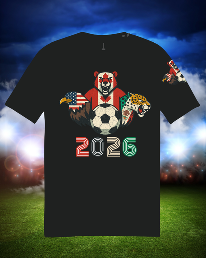 Camiseta Mundial 2026 Canada USA Mexico | World Cup Fan Shirt | Calidad DTF Premium