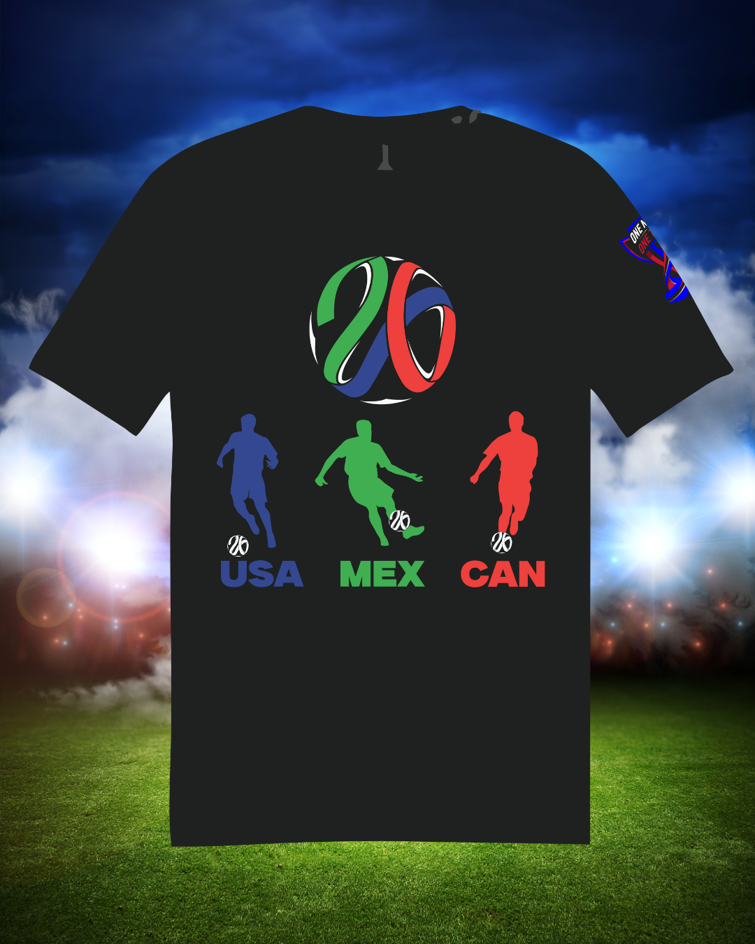 Camiseta Mundial 2026 Canada USA Mexico | World Cup Fan Shirt | Calidad DTF Premium