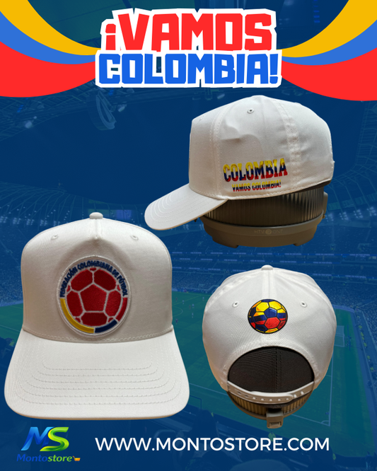 Gorra Selección Colombia FCF – Amarillo Snapback con Escudo Bordado