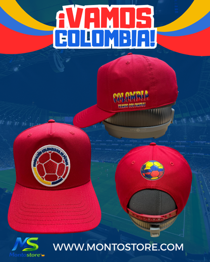 Colombia National Team Cap - Yellow Snapback with Embroidered Crest
