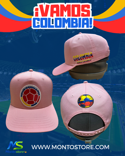 Colombia National Team Cap - Yellow Snapback with Embroidered Crest